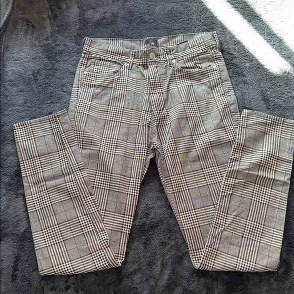 H&M Other - H&M Skinny-fit, 5-pocket pants in stretch cotton twill/plaid - 29